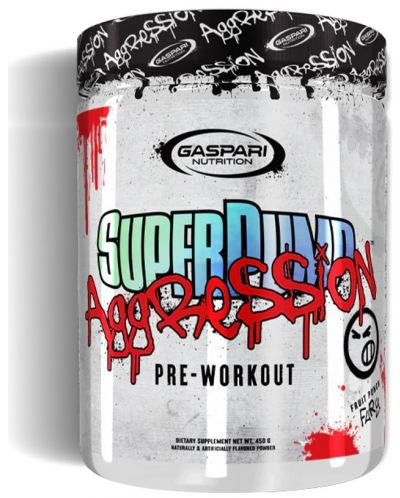 SuperPump Aggression, плодов пунш, 450 g, Gaspari Nutrition - 1