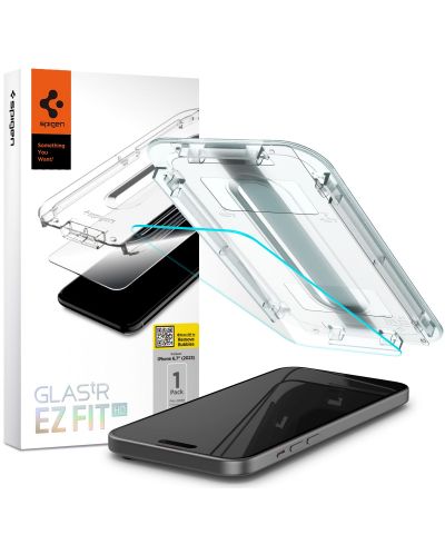 Стъклен протектор Spigen - Glas.tR Ez-Fit , iPhone 15 Plus - 7