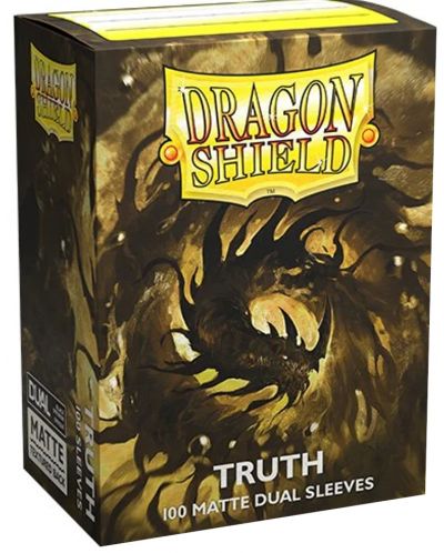 Протектори за карти Dragon Shield - Matte Dual Sleeves Standard Size, Truth (100 бр.) - 1