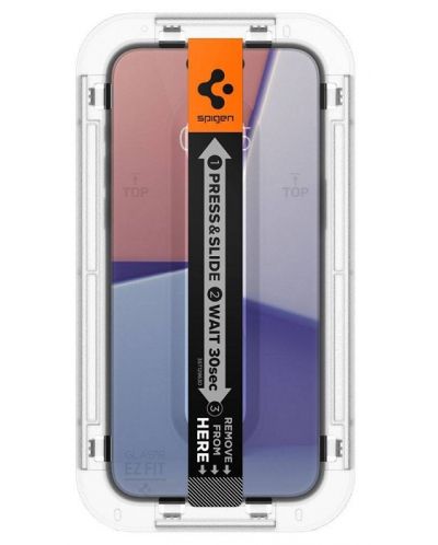 Стъклен протектор Spigen - Glas.tR Ez-Fit , iPhone 15 Plus - 5