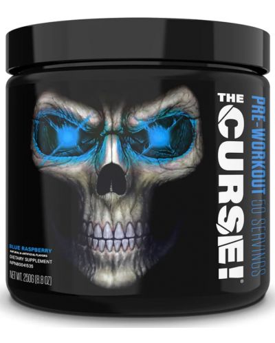 The Curse Pre-Workout, синя малина, 250 g, JNX Sports - 1