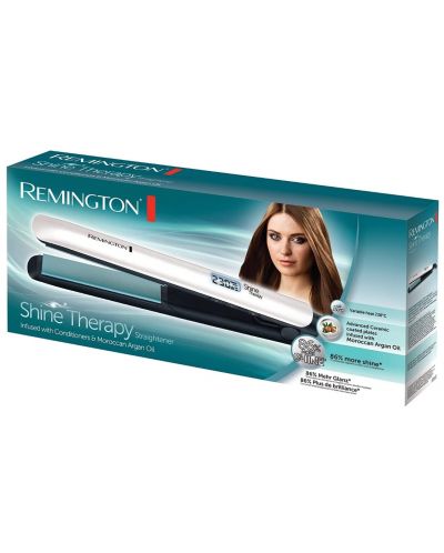 Преса за коса Remington - S8500, 230°C, керамично покритие, бяла - 2