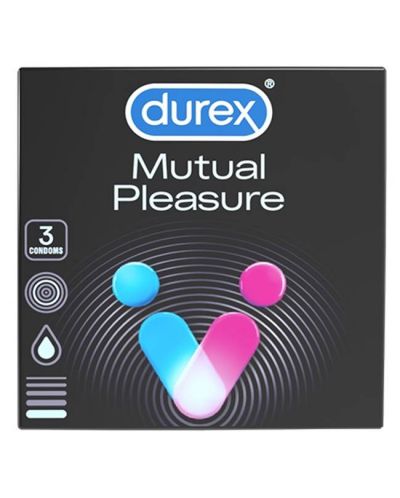 Mutual Pleasure Презервативи, 3 броя, Durex - 1