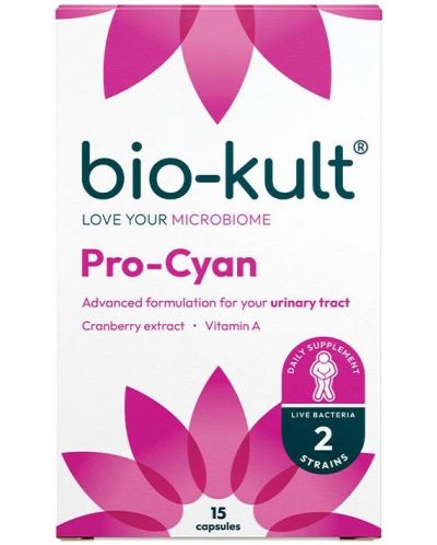 Bio-Kult Pro-Cyan Пробиотик, 15 капсули, ADM Protexin - 1