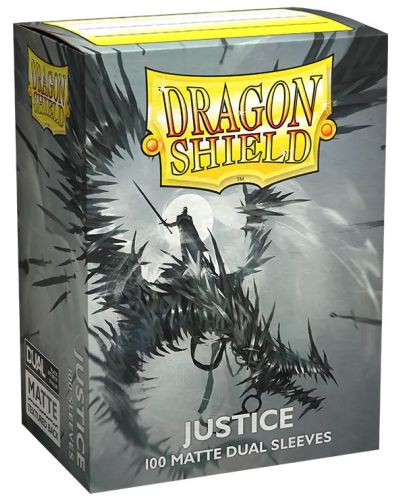 Протектори за карти Dragon Shield Dual Sleeves - Matte Justice (100 бр.) - 1