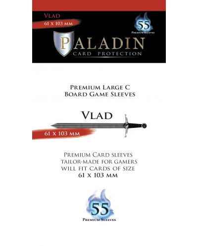 Протектори за карти Paladin - Vlad 61x103 (Adrenaline, Tash-Kalar) - 1