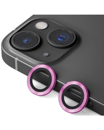 Протектори Blueo - Camera Lens, iPhone 13 Mini/13, розови - 1