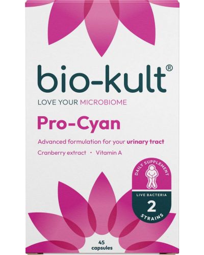 Bio-Kult Pro-Cyan Пробиотик, 45 капсули, ADM Protexin - 1