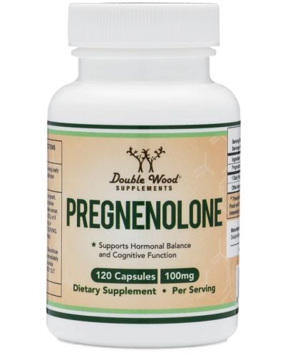 Pregnenolone, 120 капсули, Double Wood - 1