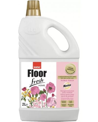 Препарат за под Sano - Floor Fresh Home Floral Touch, 2 L - 1