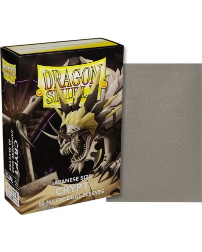 Протектори за карти Dragon Shield Dual Sleeves - Small Matte Crypt (60 бр.) - 2