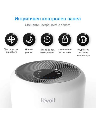 Пречиствател за въздух Levoit - Core 300, HEPA, 24 dB, бял - 4