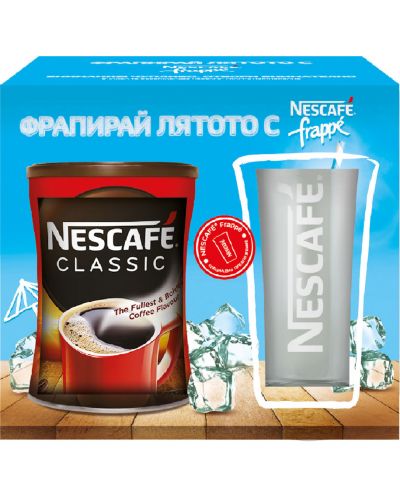 Промо пакет разтворимо кафе NESCAFE Classic и фрапе чаша, 0.250 kg - 1