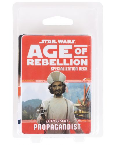Допълнение за ролева игра Star Wars: Age of Rebellion - Propagandist Specialization Deck - 2