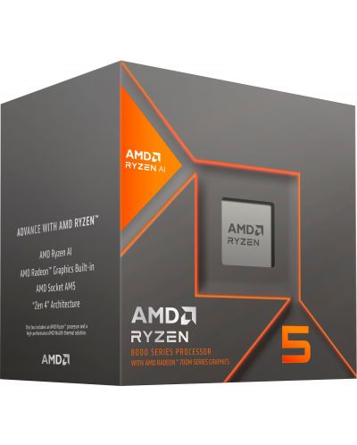 Процесор AMD - Ryzen 5 8600G, 6-cores, 5.00GHz, 22MB, Box - 1