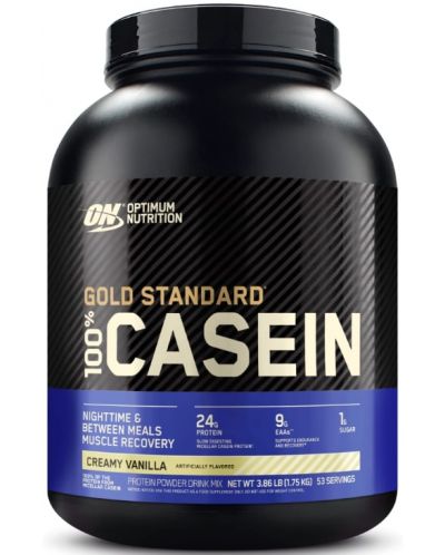 Gold Standard 100% Casein, ванилия, 1.82 kg, Optimum Nutrition - 1