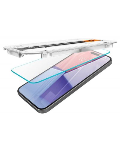 Стъклен протектор Spigen - Glas.tR Ez-Fit , iPhone 15 Plus - 3