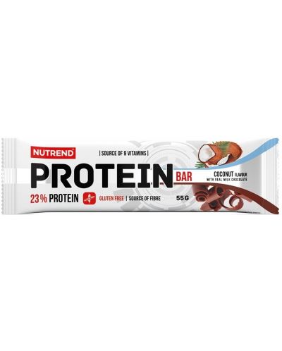 Protein Bar, кокос, 24 броя, Nutrend - 2
