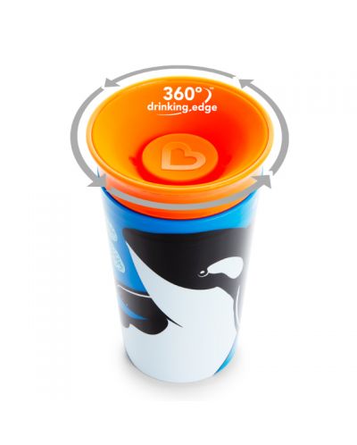 Преходна чаша Munchkin - Orca, 266 ml - 3