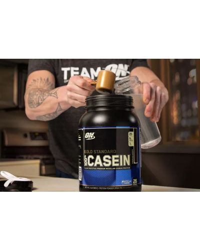 Gold Standard 100% Casein, бисквити и сметана, 907 g, Optimum Nutrition - 2