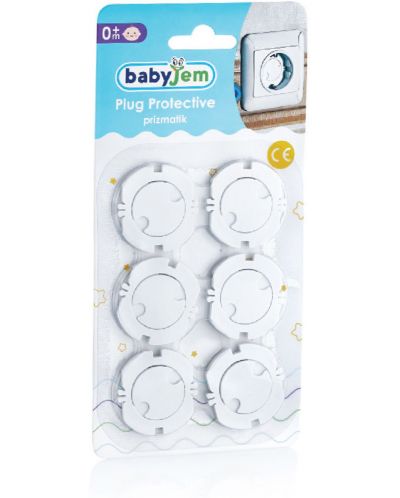 Предпазители за контакти BabyJem- 6 броя, бели - 2
