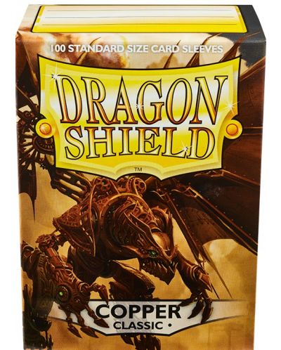 Протектори за карти Dragon Shield Classic Sleeves - Copper (100 бр.) - 1