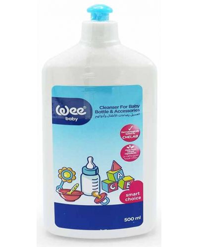 Препарат за миене на бебешки съдове Wee Baby - 500 ml - 1