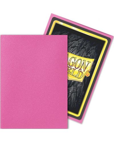 Протектори за карти Dragon Shield Sleeves - Matte Pink Diamond (100 бр.) - 3