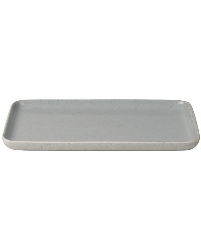 Правоъгълна чиния Blomus - Sablo, размер L, сива - 1