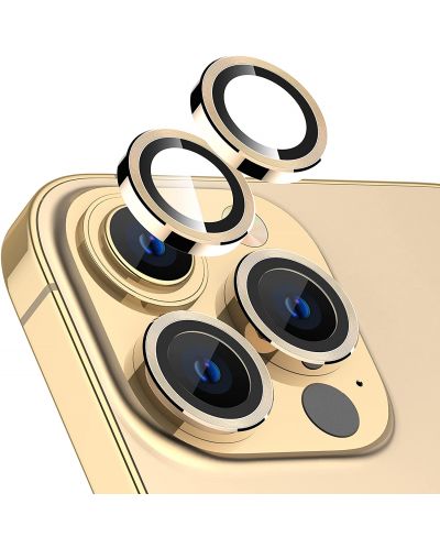 Протектори Blueo - Camera Lens, iPhone 12 Pro, златисти - 1