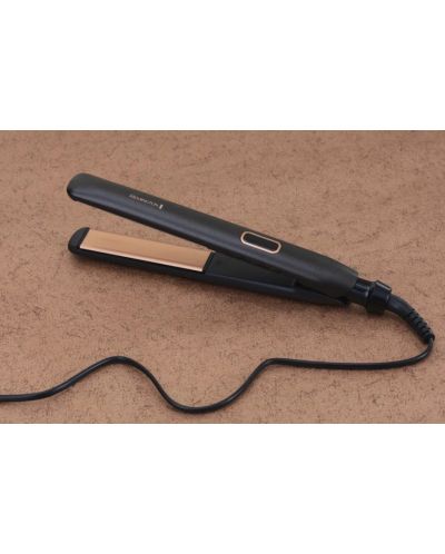 Преса за коса Remington - S5700 Copper Radiance, до 230°C, черна - 4