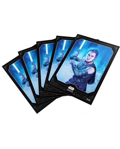 Протектори за карти Gamegenic - Star Wars: Unlimited Art Sleeves - Rey (60 бр.) - 3