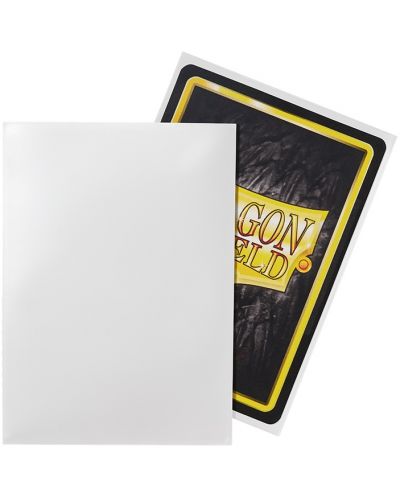 Протектори за карти Dragon Shield Classic Sleeves - White (100 бр.) - 3