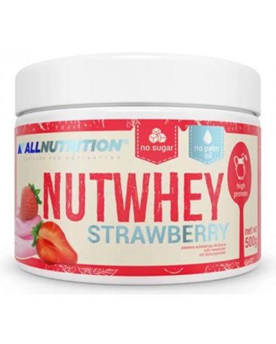 Nutwhey, strawberry, 500 g, AllNutrition - 1