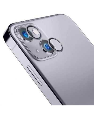 Стъклен протектор 3mk - Lens Protection Pro, iPhone 14, лилав - 2