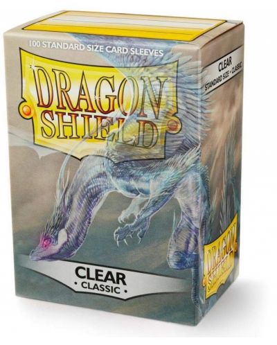 Протектори за карти Dragon Shield - Classic Clear Sleeves (100 бр.) - 1