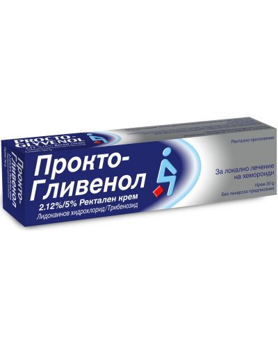 Прокто-Гливенол Ректален крем, 30 g, GSK - 1