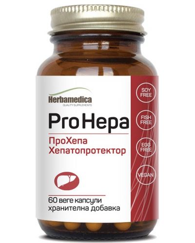 Pro Hepa, 60 капсули, Herbamedica - 1