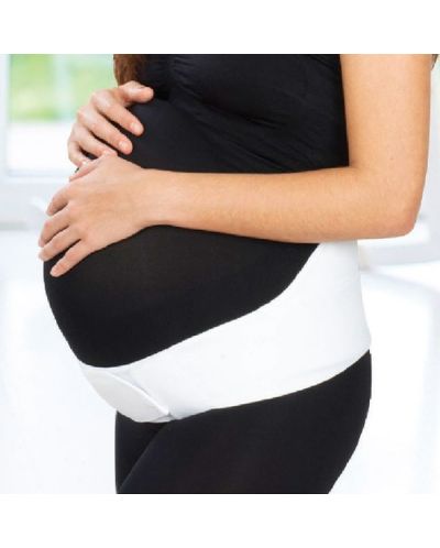 Придържащ колан за бременни BabyJem - White, размер XL - 3