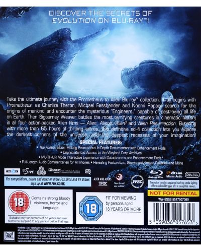 Prometheus to Alien: The Evolution Box Set 8-Disc Set (Blu-Ray) - 3