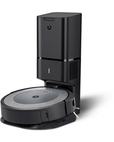 Прахосмукачка-робот iRobot - Roomba i3+, сива/черна - 1