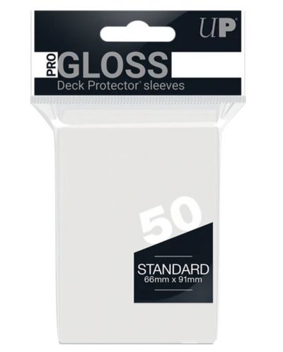 Протектори за карти Ultra Pro - PRO-Gloss Standard Size, Clear (50 бр.) - 1