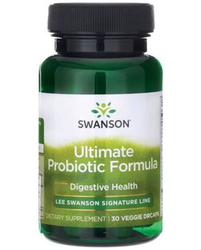 Ultimate Probiotic Formula, 30 растителни капсули, Swanson - 1