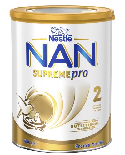 Преходно мляко на прах Nestle Nan - Supreme pro 2, 800 g - 1