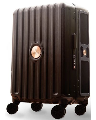 Куфар с вградена колона Morel - Nomadic 2, черен/златист - 4