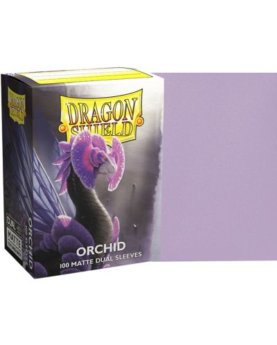 Протектори за карти Dragon Shield Dual Sleeves - Matte Orchid (100 бр.) - 2