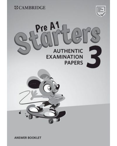 Pre A1 Starters 3 Answer Booklet - 1