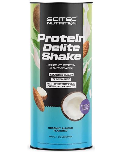 Protein Delite Shake, кокос и бадем, 700 g, Scitec Nutrition - 1
