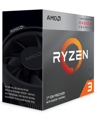 Процесор AMD - Ryzen 3 3200G, 4-cores, 4.00GHz, 4MB, Box - 1