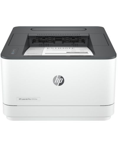 Принтер HP - LaserJet Pro 3002dw, лазерен, бял - 1